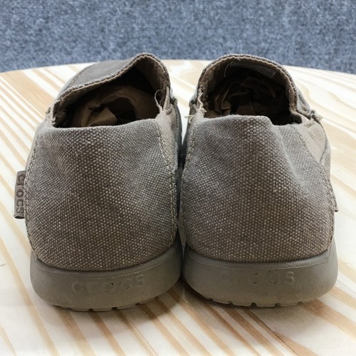 Crocs Shoes Youth 3 Boys Santa Cruz II Casual Slip On Loafer 204025 Great Fabric - Picture 10 of 17