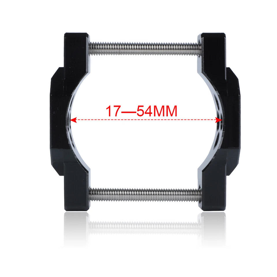 Motorcycle Headlight  Spot Light Turn Signal Holder Mount Bracket Fork Clamp US - Image 3 of 4