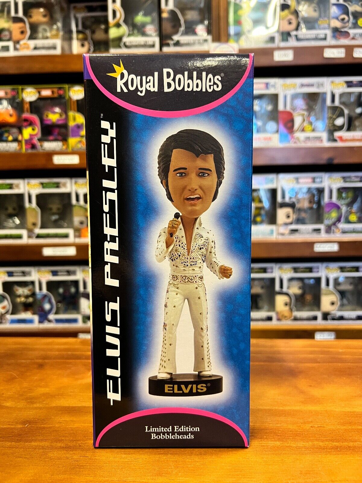 Elvis Presley “Aloha from Hawaii” Limited Edition Royal Bobbles EXPERT PACKAGING