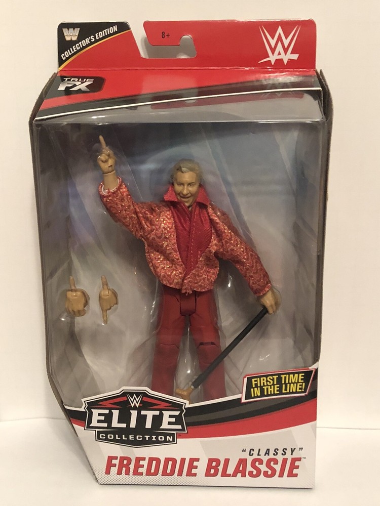 WWE Freddie Blassie Wrestling figure Mattel Elite Exclusive Toy WWF Classy Flash
