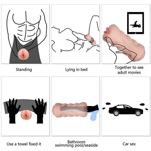 YrMan vente en gros N-03 Two Sided Pocket Pussy Male Masturbator - for Men Penis Stimulation