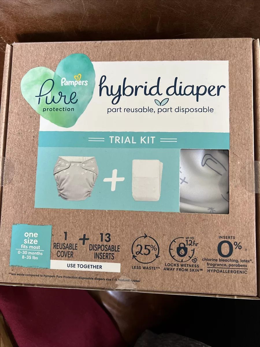 Pampers Pure Hybrid Kits Reusable Cloth Diaper Covers Disposable