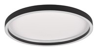 Reality Leuchten Led-Deckenleuchte Deckenlampe Schwarz Metall Ø 35 Cm