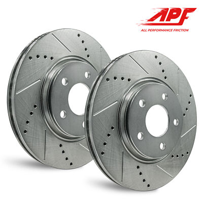 Rear Drill/Slot Zinc Brake Rotors For Dodge Caliber 2007-2012