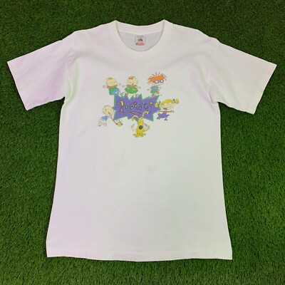 Vintage 90s Rugrats Nickelodeon TV Show Rare T Shirt Medium