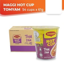 MAGGI HOT CUP (54cups x 61g)  TOM YAM FLAVOR  DHL/FEDEX DELIVERED DUTY PAID