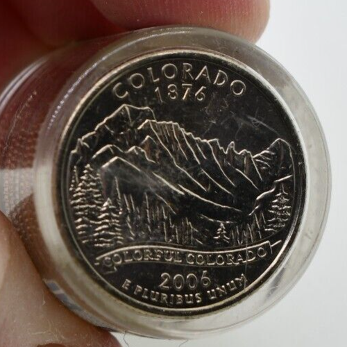 Roll of 12 Uncirculated State Quarters 2006 Colorado Danbury Mint