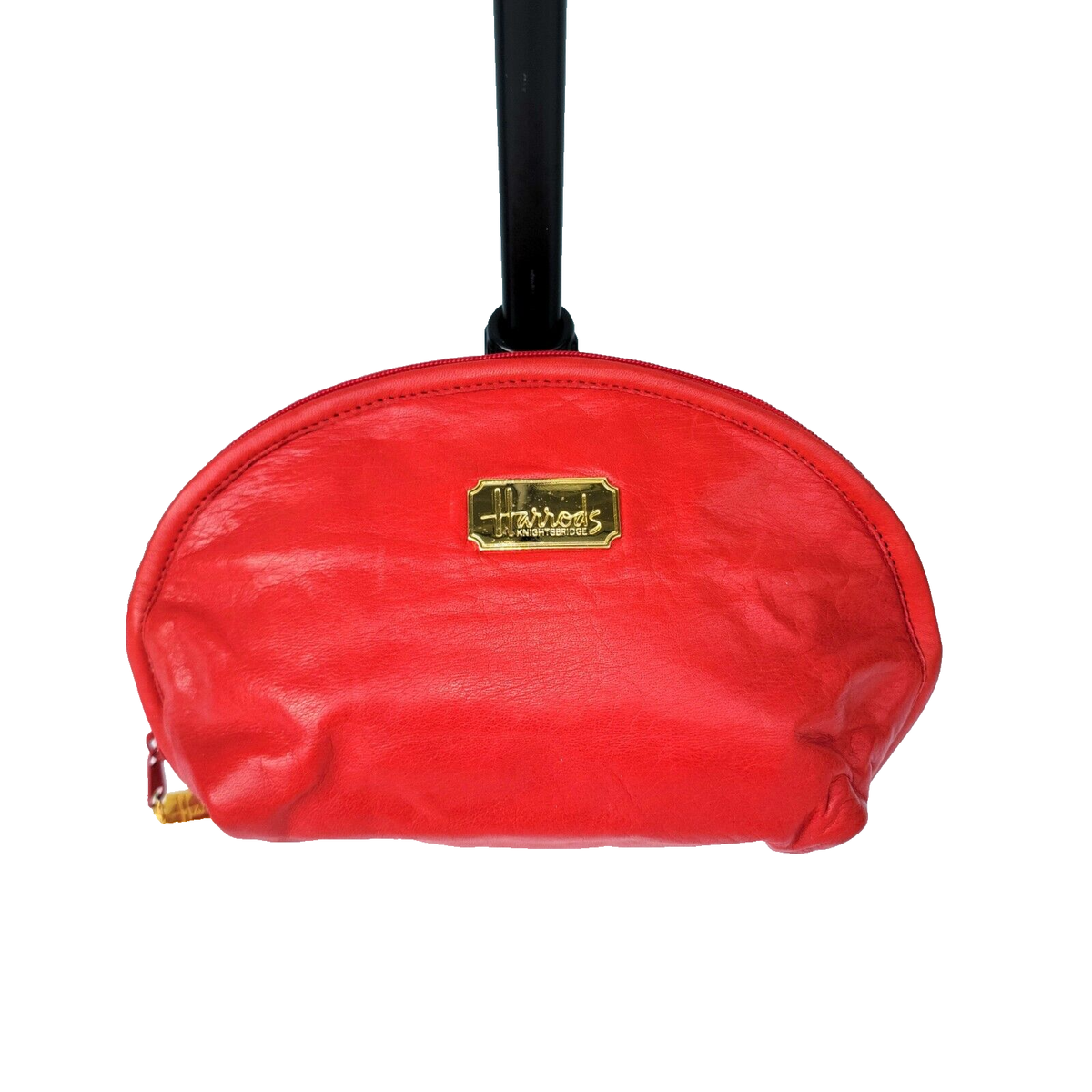 Harrods Knightsbridge Bright Red Nylon Backpack with Gold Logo HARRODS Knightsbridge Black Gold NYLON Mini Backpack  main image 3