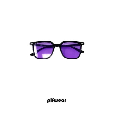 Occhiali da sole uomo donna colore nero con lenti viola Pif wear B-class 4  | eBay