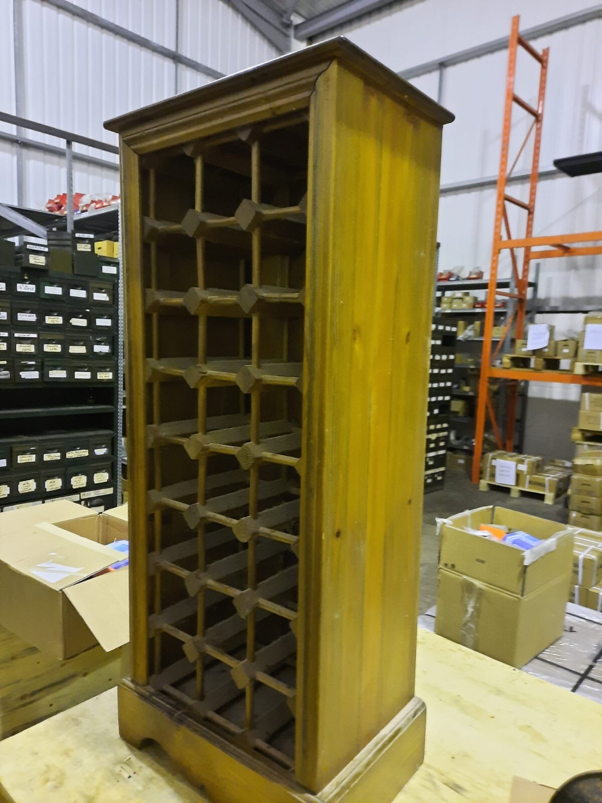 wooden wine rack free standing eBay