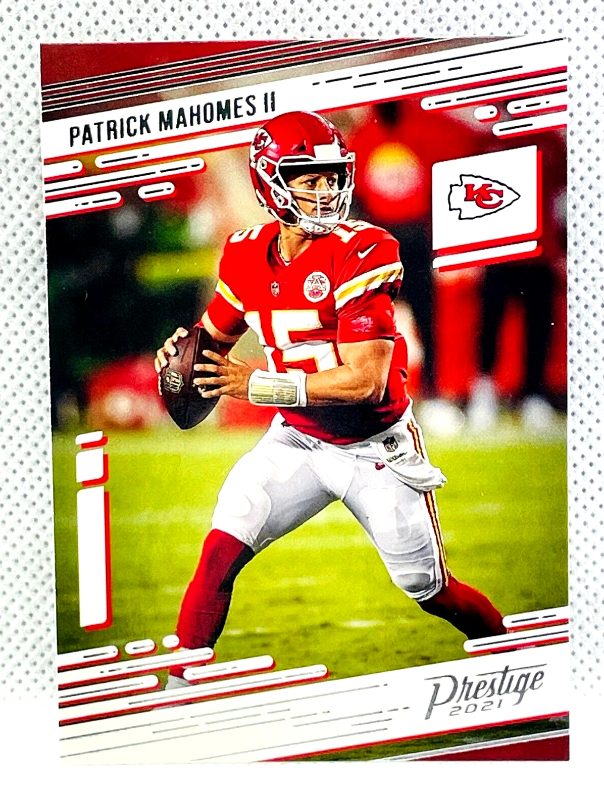 Patrick Mahomes trading card