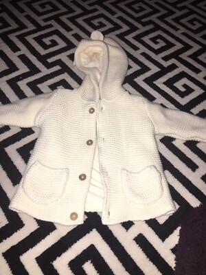 George at Asda girls baby cardigan 0-3 months UK