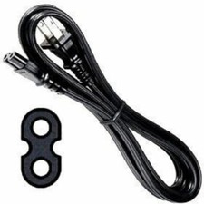 Lot of 3 Figure"8" Non-Polarized 6' Power Cord IEC320 C7 to NEMA 1-15P 