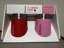 STANLEY x TARGET VALENTINES Go Tumbler 2-pack 10oz RED/PINK BRAND NEW