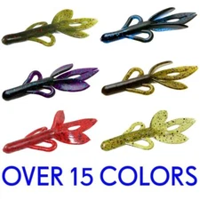 Zoom Super Hog Model 085 Bait Soft Plastic Fishing Lure 4" 10 Pack