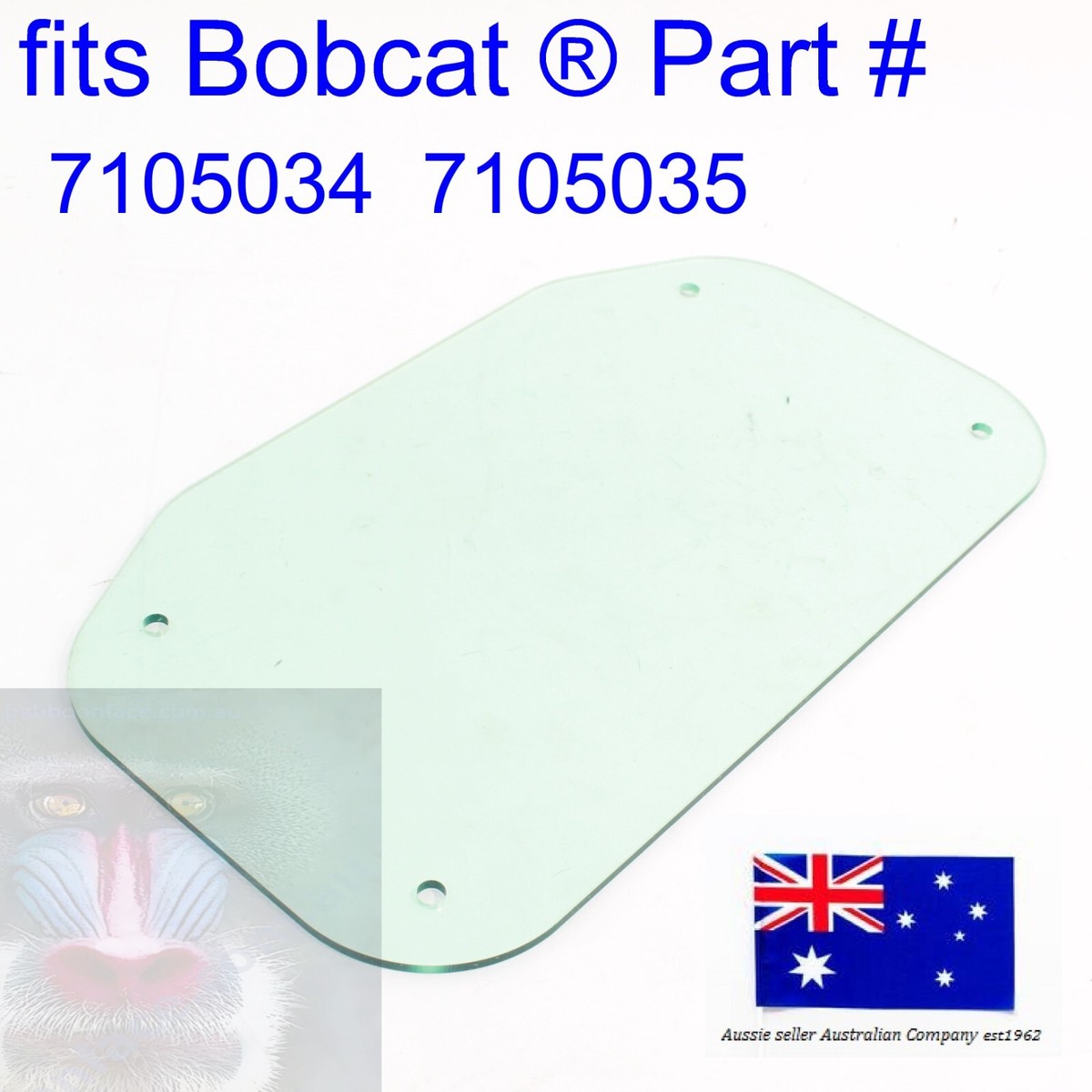 fits Bobcat Roof Top Cab Window 7105034 751 753 763 773 863 873