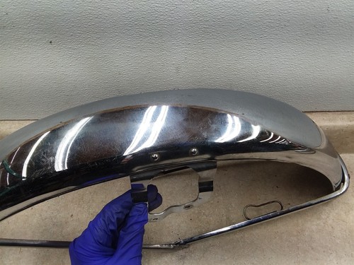 Honda 350 CB350-F FOUR Good Original Front Fender 1973 1974 #30 ARP ANX E4 - Picture 4 of 14