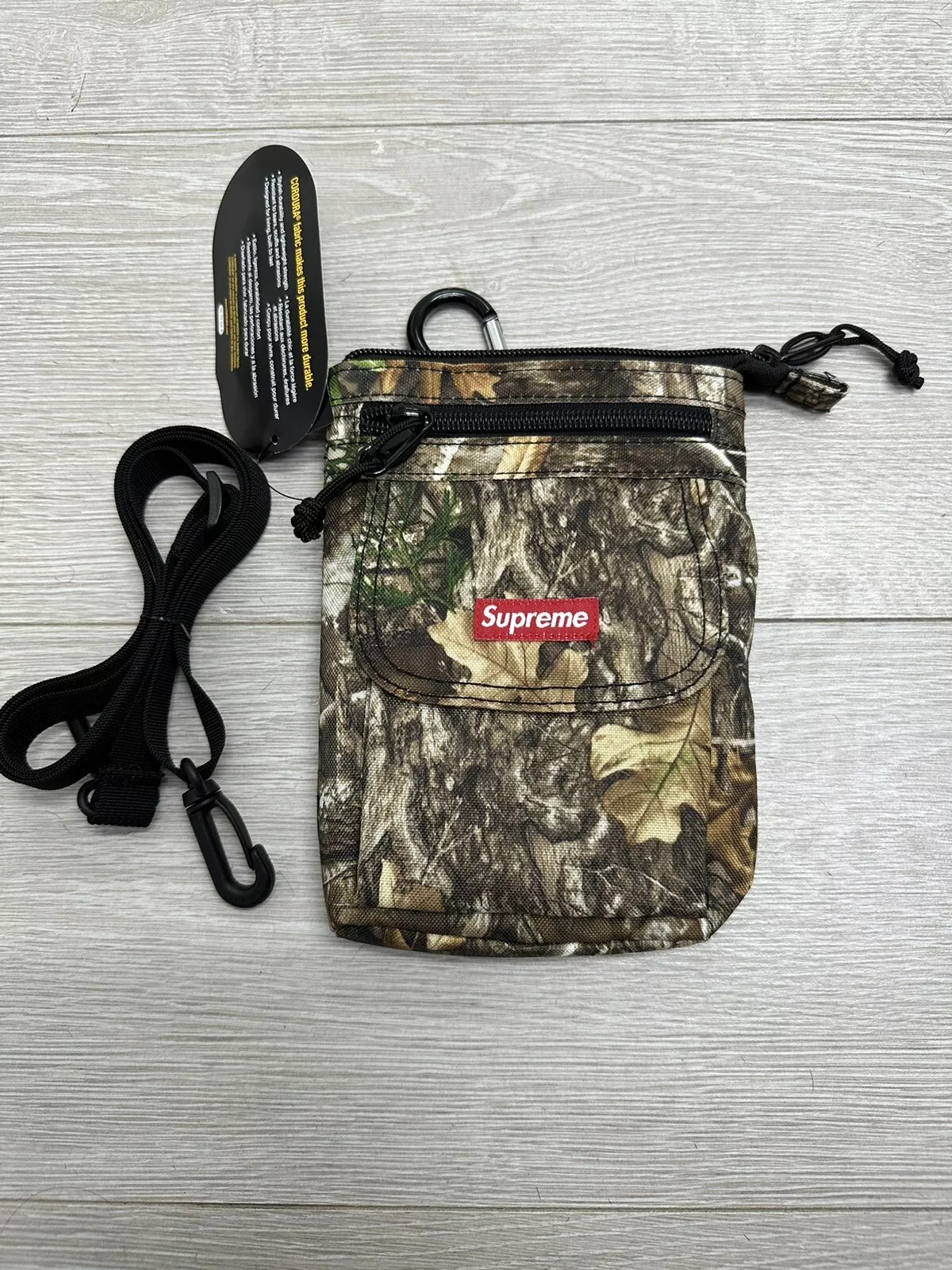 Sac taille unique Supreme Shoulder FW19 véritable arbre toile camouflage unisexe festival côté
