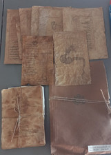 Into The Badlands TV Show Prop Production Used Papers from Masters House