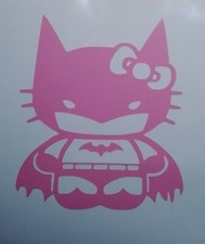 Decal Vinyl Truck Car Sticker - Hello Kitty Batman