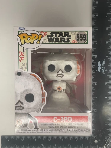 Funko Pop! Star Wars Holiday: C-3PO Snowman #559 Vinyl Figure B04