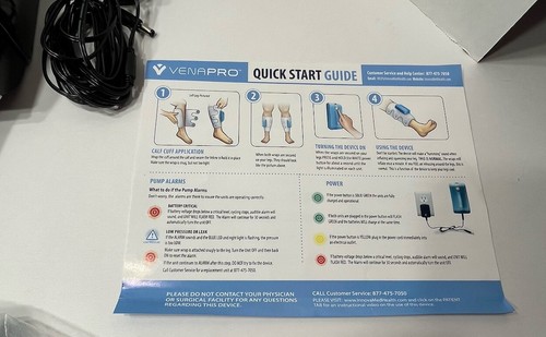 DJO Global VenaPro Portable Vascular Leg Compression Therapy Massage - Picture 10 of 24