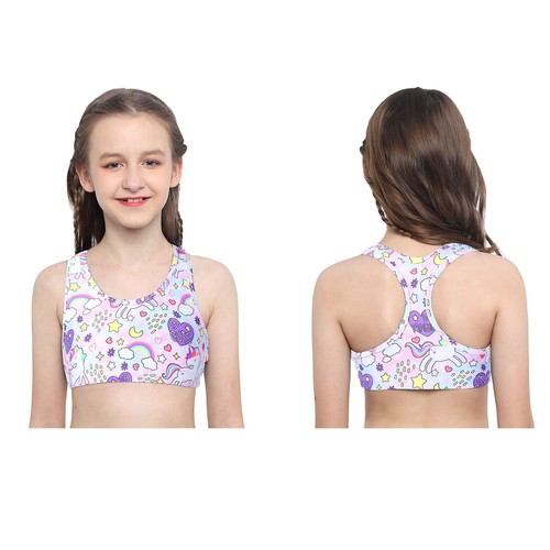 Kids Girls Crop Tops With Pants Sleeveless Vest And Trousers Set Beach Swimsuit - Picture 16 of 22