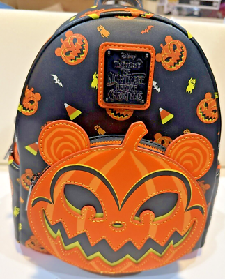 Loungefly “Nightmare Before Christmas”Pumpkin Teddy Glow in  display picture 1