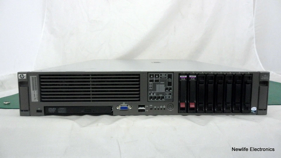HP 433524-001 Proliant DL380 G5 Server (2 x 2.33GHz CPU's/4GB RAM/2 x 146GB HDD) - Image 2 of 4