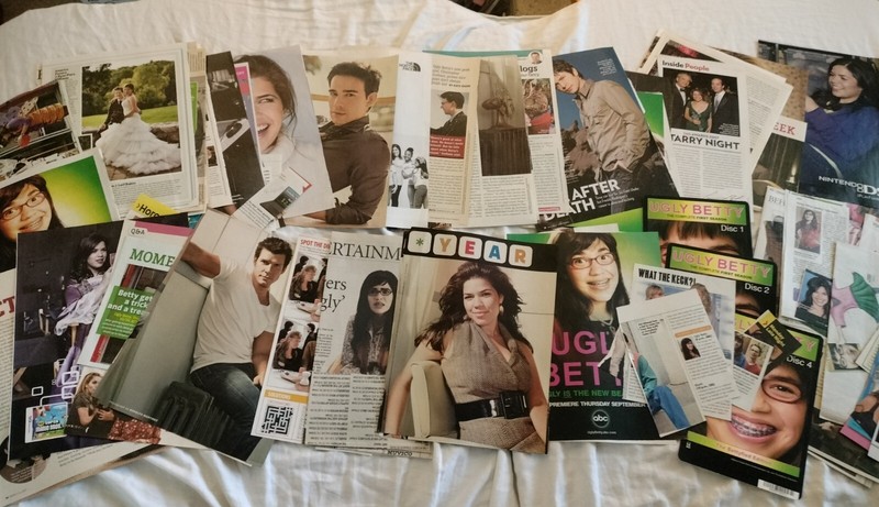 UGLY BETTY and her friends 1/2 pound clippings lot America Ferrera