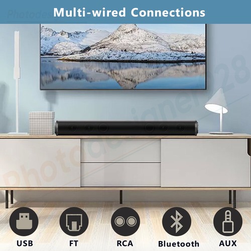 Electric Wireless Bluetooth Speakers Sound Bar Soundbar Home Theater TV Computer - Picture 8 of 12