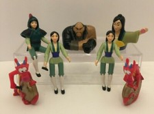 Vintage McDonald's Happy Meal Toys 1998 Disney Mulan Action Figures Mixed Set