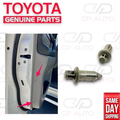 03-07 TOYOTA LAND CRUISER INTERIOR DOOR PANEL TRIM BOARD CLIP GRAY OEM QTY 2 NEW
