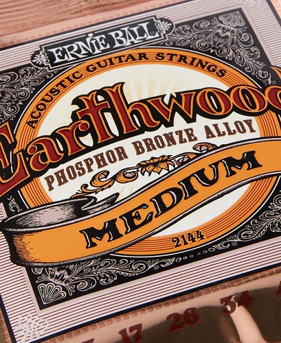 12 Sets Ernie Ball Phosphor Bronze MEDIUM 13-56 Acoustic Guitar Strings 2144 - Picture 5 of 8