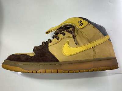 Size 9 - Nike Dunk Pro SB Mid Wheat Bronze ￼ Dunk Mid Pro SB  main image 4