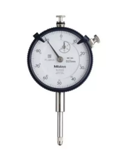 Mitutoyo 2050AB Dial Indicator, 0-20mm Range, 0.01mm Graduation