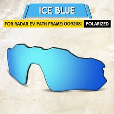 1.5MM POLARIZED Replacement Lenses for Oakley Radar EV Path OO9208, Ice Blue
