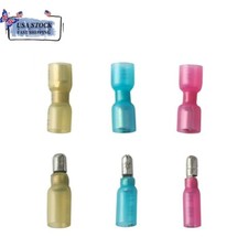 HEAT SHRINK BULLET CONNECTORS TERMINALS WIRE MARINE WATERPROOF 22-10 AWG