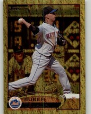 2012 Topps Ruben Tejada Gold Sparkle #521 New York Mets