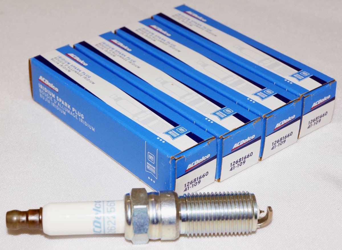 4 Pack Genuine OEM ACDelco 41-109 Spark Plug Iridium GM 12622561
