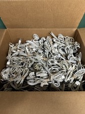 Lot of 260 USB to Lightning Cables Used Charging Sync Cords Apple iPhone