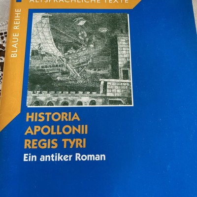 Historia  Apollonii regis Tyri- ein antiker Roman