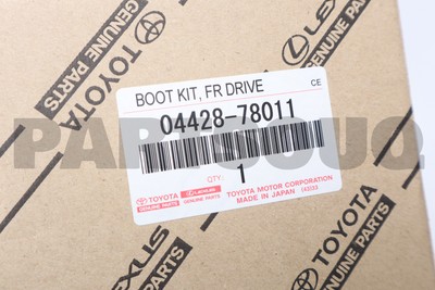 0442878011 Genuine Toyota BOOT KIT FR DRIVE 04428-78011 | eBay