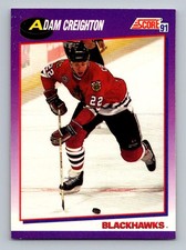 #265 1991-92 Score Adam Creighton Chicago Blackhawks
