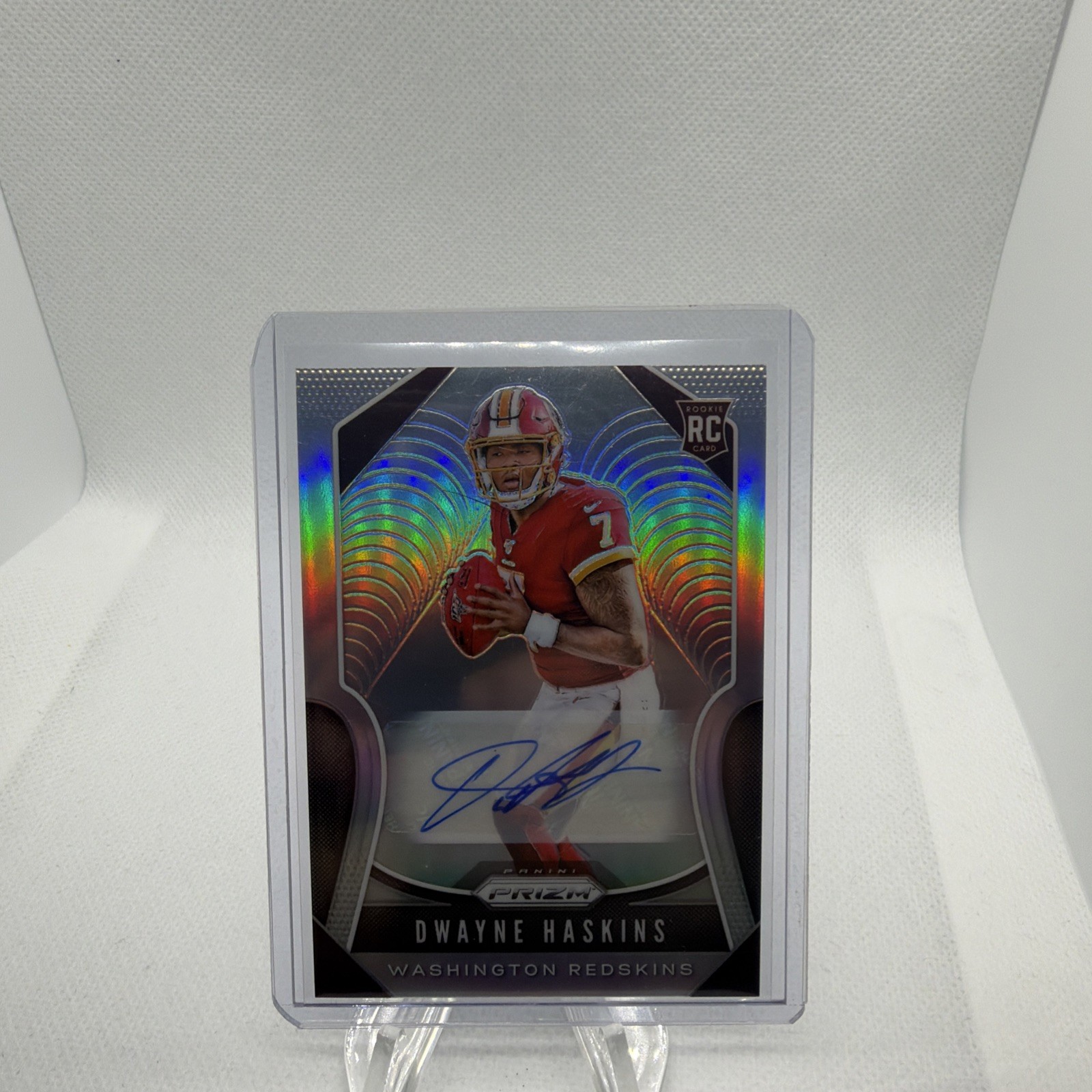 2019 Prizm Dwayne Haskins Silver Auto RC