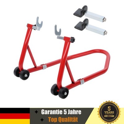 400 KG Montageständer Motorrad Ständer Set Motorradständer Heber mit Rollen Apxv