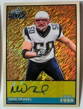 2026 Leaf Metal Mike Vrabel Auto Autograph 1950 Shimmer Gold #d 1/1