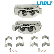 Pair Brake Calipers For Chevy Silverado 1500 GMC Yukon Sierra Cadillac w/Bracket