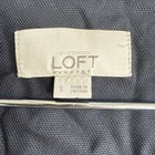 Loft Cropped Black Blazer 3/4 bell sleeves Sz Small Pockets  — photo 3
