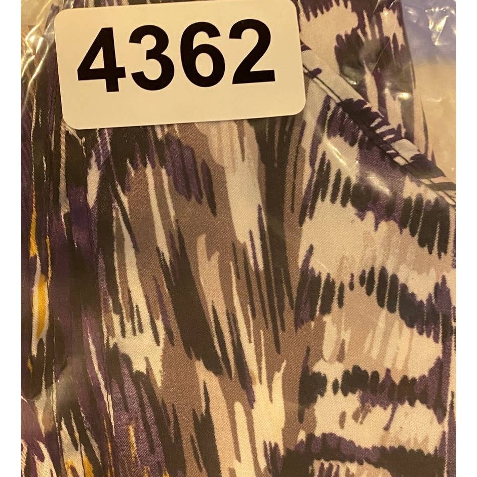 Womens Multi Colored Rectangle Sheer Lightweight … - image 6